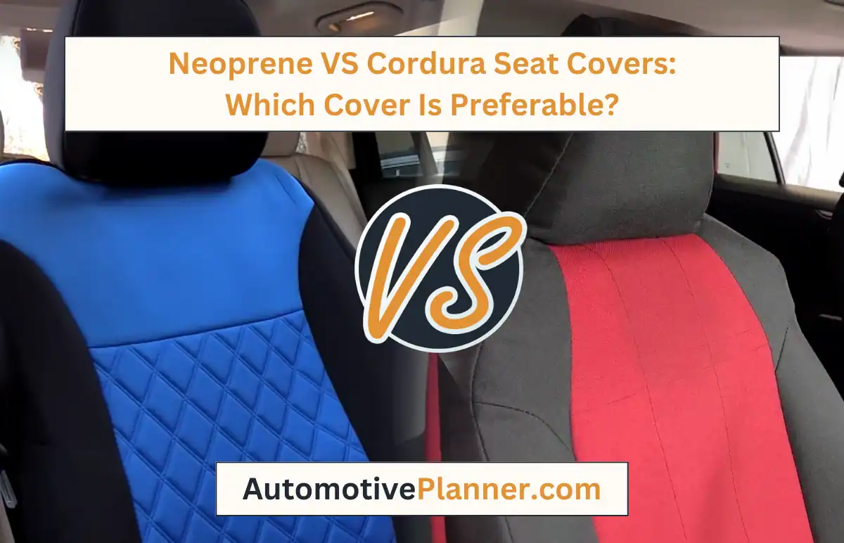 Neoprene VS Cordura Seat Covers